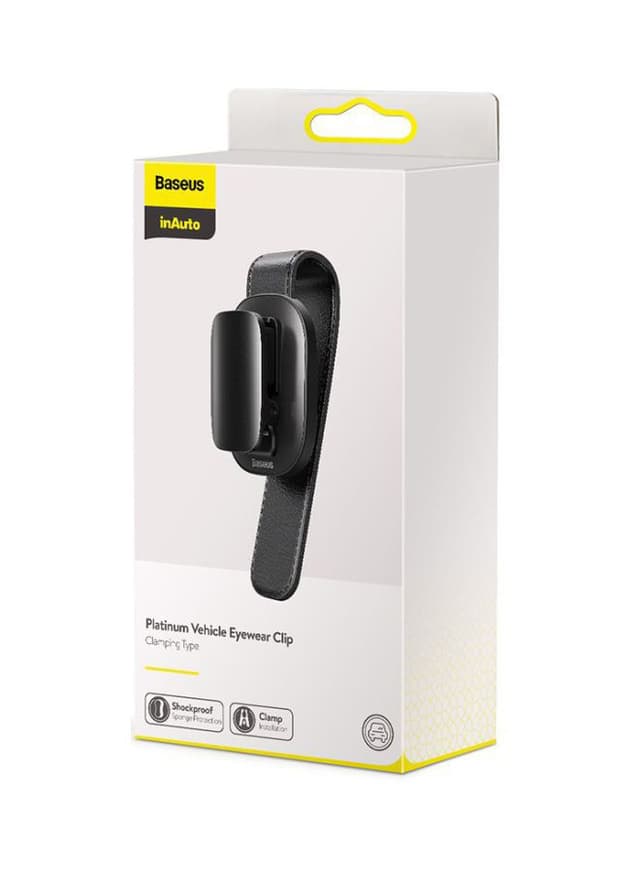 حامل النظارات Baseus Auto Car Sun Visor Sunglasses Clip Holder