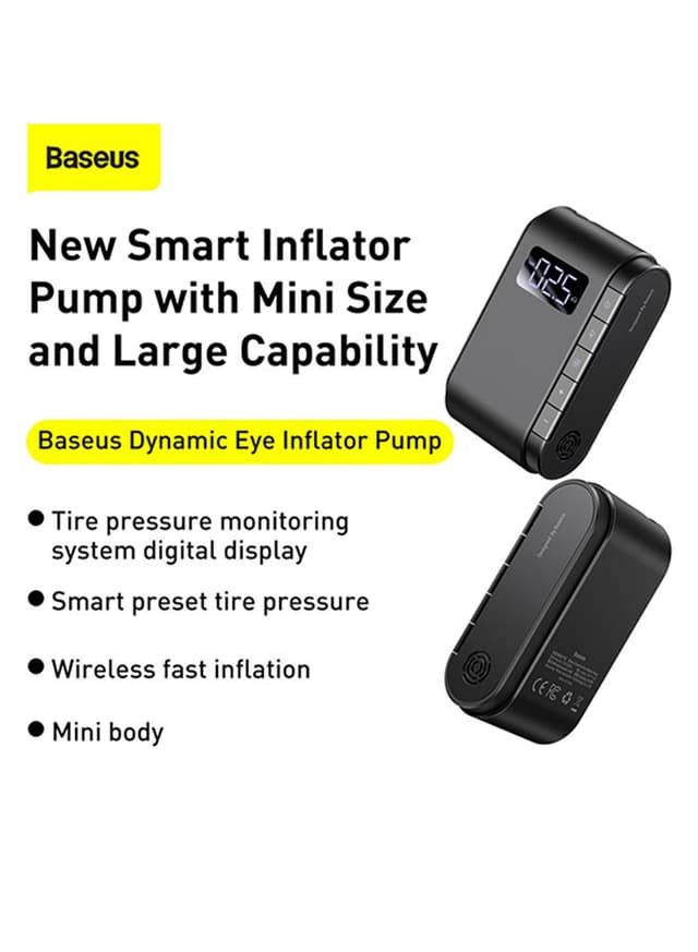 Baseus Dynamic Eye Compact Inflator Pump - SW1hZ2U6MzI2MTgw