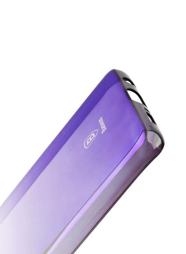 Baseus Protective Glaze Case Cover For Samsung Galaxy S9 Plus Yellow/Brown