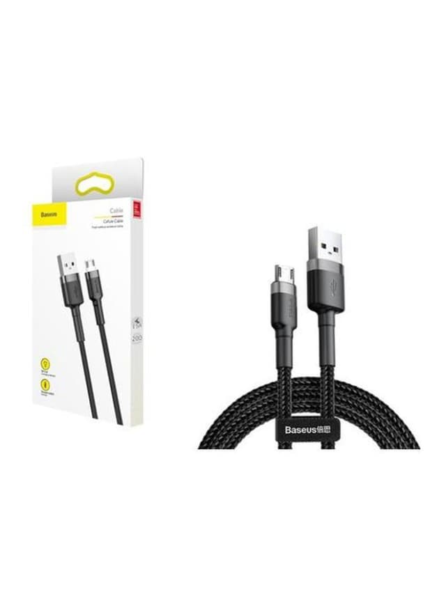 Baseus Cafule Cable USB For Micro 1.5A Black/Silver - SW1hZ2U6MzI1NjU0