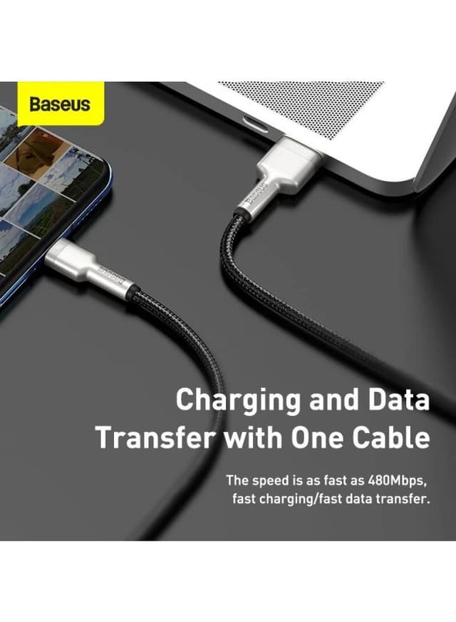 كيبل شحن هواوي Baseus Cafule Series Metal Data Cable For Huawei Phone