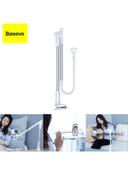 Baseus Universal 360-Degree Flexible Long Arm Lazy Cell Phone Holder 35 x 8 x 15cm Silver - SW1hZ2U6MzI4Mjc2