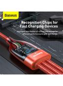 Baseus 3-in-1 USB Charging Cable with Dual Head 1.2 meter Red/Orange - SW1hZ2U6MzI0OTcw