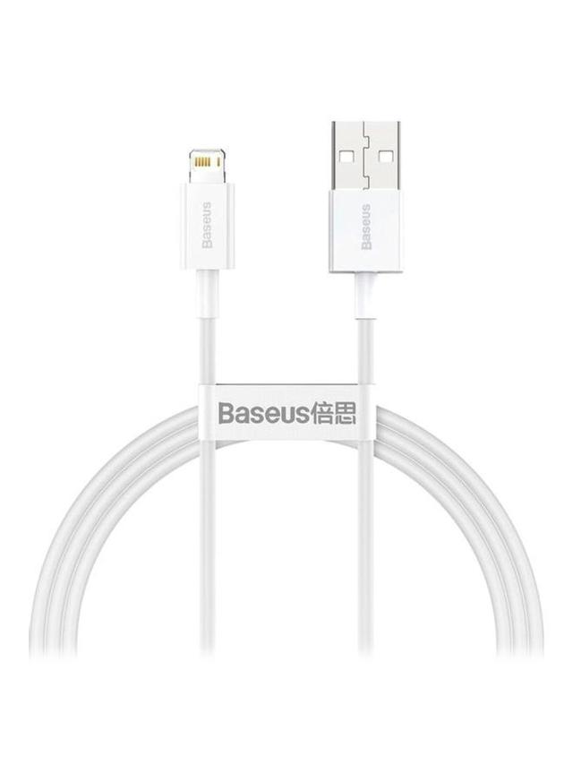 Baseus Superior Series Fast Charging Data Cable USB to iP 2.4A White - SW1hZ2U6MzI3ODk5