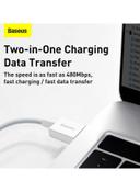 Baseus Superior Series Fast Charging Data Cable USB to Type-C White - SW1hZ2U6MzI3OTM5