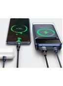 Baseus 10000 mAh Magnetic Wireless Quick Charging Power Bank Blue/Black - SW1hZ2U6MzI0NDcy
