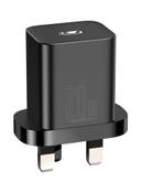 Baseus Super S1 Quick Travel Charger 1C 20W UK Plug Black - SW1hZ2U6MzI0MzMx