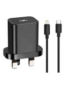 Baseus Super S1 Quick Travel Charger 1C 20W UK Plug Black - SW1hZ2U6MzI0MzM1