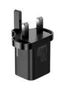 Baseus Super S1 Quick Travel Charger 1C 20W UK Plug Black - SW1hZ2U6MzI0MzMz