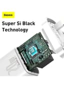 Baseus Super Si 1C PD Fast Wall Charger with Type C To Lightning Cable 0.49*0.42*0.67meter White