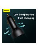 Baseus Superme Digital Display PPS Dual Quick U+C Car Type-C Charger - SW1hZ2U6MzI3OTY3