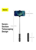 عصا سيلفي Baseus Ultra Mini Bluetooth Folding Selfie Stick - 154301