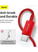 Baseus Type-C to Lightning Superior Series fast charging data cable PD 20W 2m Red - SW1hZ2U6MzI4MTk3