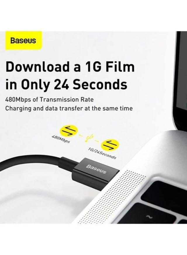 Baseus Type-C to Lightning Superior Series fast charging data cable PD 20W 1m Black - SW1hZ2U6MzI4MTU4