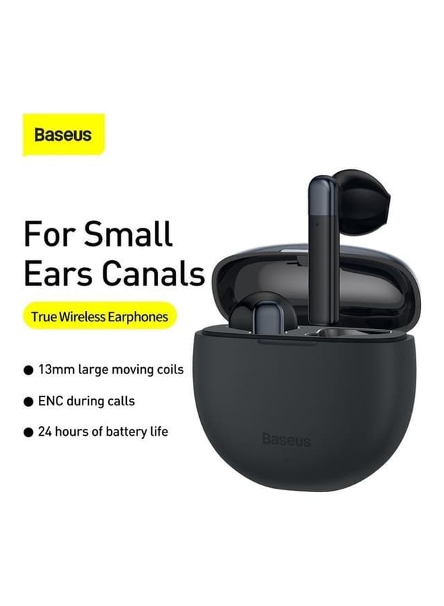 Baseus Air Nora W2 TWS Wireless Bluetooth Earphones Black