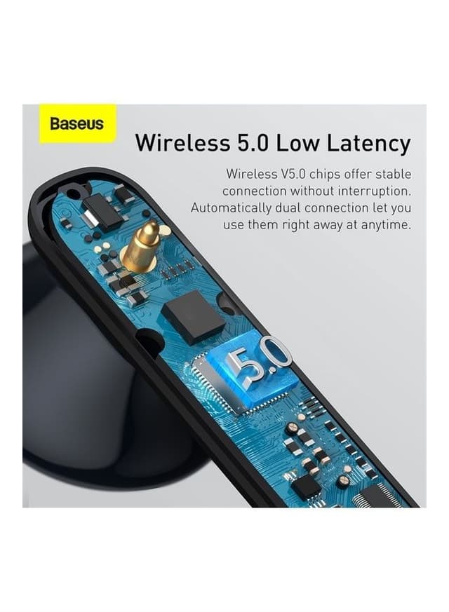 Baseus Air Nora W2 TWS Wireless Bluetooth Earphones Black