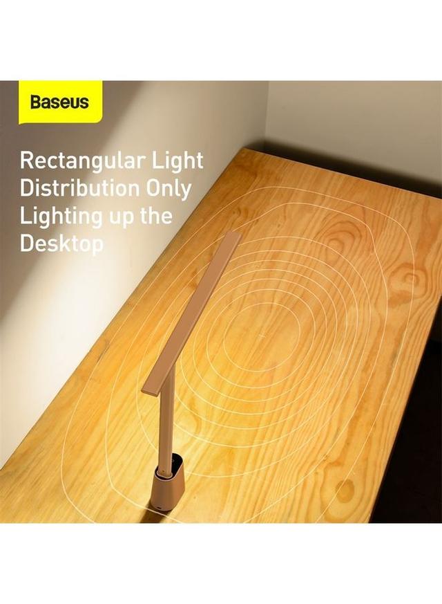 Baseus Folding Smart Desk Lamp With Charging Cable White - SW1hZ2U6MzI2MzY5