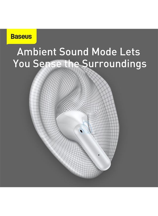 Baseus SIMU S1 5.1 TWS Wireless Bluetooth Earbuds White - SW1hZ2U6MzI3NTEz