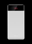 Baseus 10000 mAh Slim Mini Cu Digital Display Power Bank White