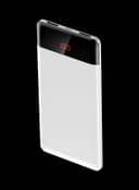 Baseus 10000 mAh Slim Mini Cu Digital Display Power Bank White