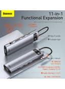 Baseus 11-In-1 Multifunctional Metal Gleam Series Type-C Hub Docking Station Space Grey