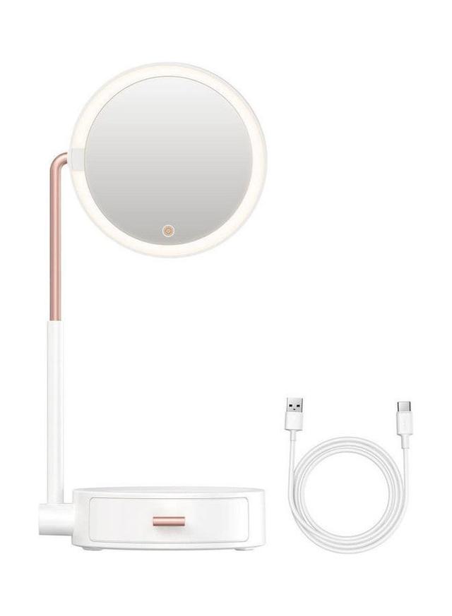 Baseus Smart Beauty Series Lighted Makeup Mirror With Storage Box White - SW1hZ2U6MzI3NjEz