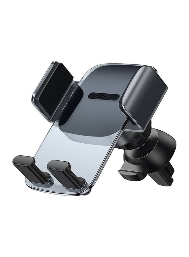 Baseus Easy Control Clamp Car Mount Phone Holder for Air Vent/Dashboard Black Black