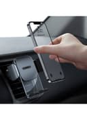 Baseus Easy Control Clamp Car Mount Phone Holder for Air Vent/Dashboard Black Black