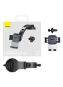 Baseus Easy Control Clamp Car Mount Phone Holder for Air Vent/Dashboard Black Black