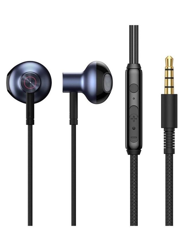 Baseus Wired Earphone with Microphone And Remote Control Black - SW1hZ2U6MzI4NTcw