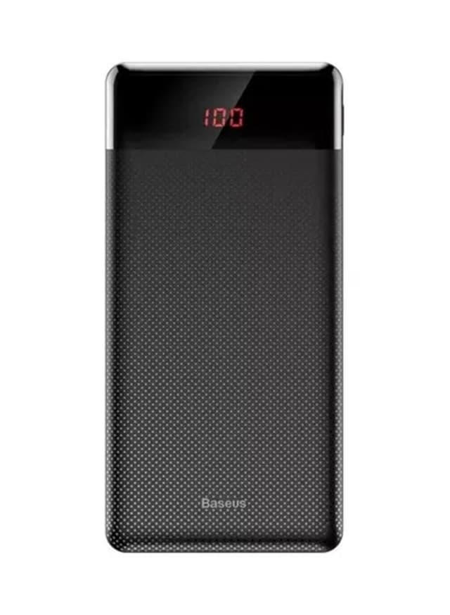 Baseus 10000 mAh Mini Cu Digital Display Portable Power Bank Black