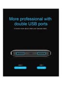 Baseus 10000 mAh Mini Cu Digital Display Portable Power Bank Black