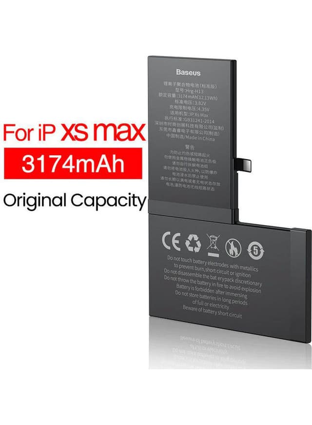 Baseus 3714 mAh Battery Apple For iPhone Xs Max Black