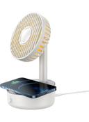 Baseus Hermit USB Type-C Desktop Wireless Charger with Lighting Fan 10 W WXYZ-A02 White - SW1hZ2U6MzI2NjAy