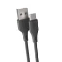 وصلة شاحن بطول 2 متر Porodo PVC Type-C Cable 3A - Black