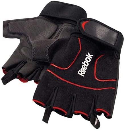 قفازات للرياضيين لون أسود قياس سمول Reebok Lifting Gloves