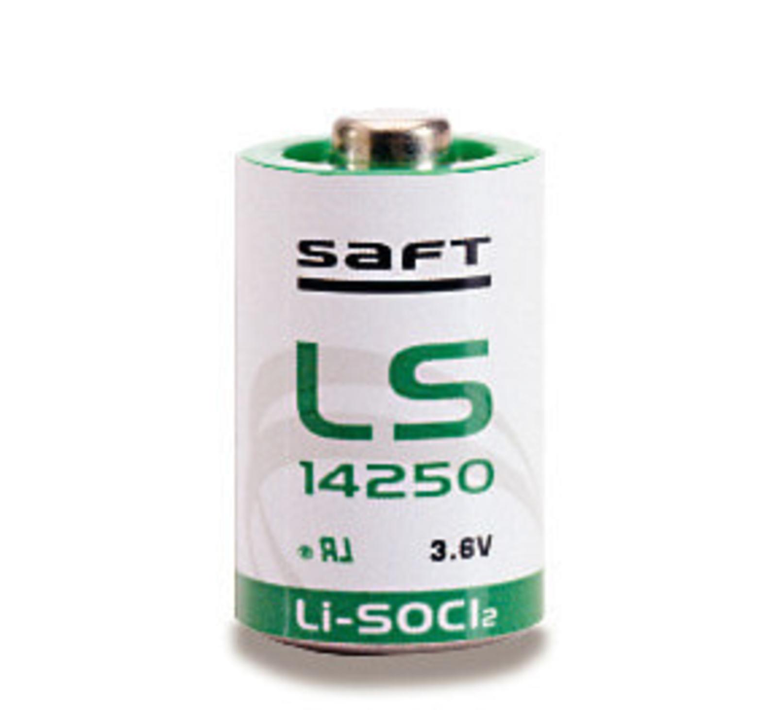 SAFT LS14250 1/2 AA 3.6v Lithium Battery Pack of 3 Pcs