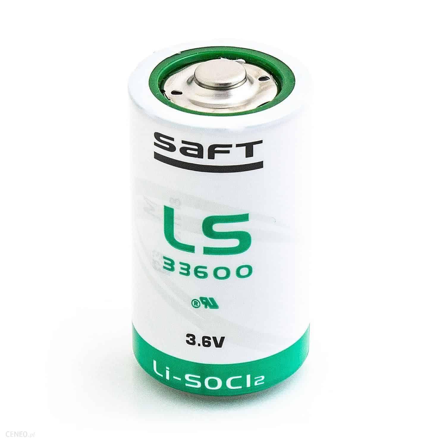 SAFT LS33600 3.6v Lithium Battery Pack Of 2 Pcs