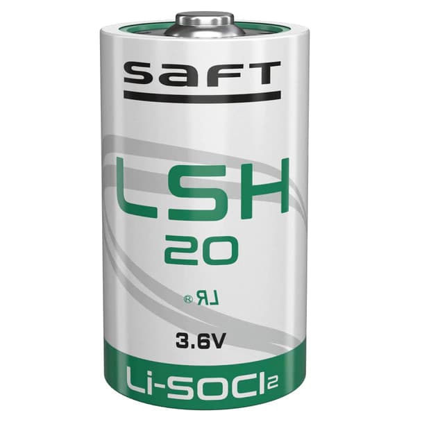 SAFT LSH 20 3.6v Lithium Battery Pack Of 2 Pcs