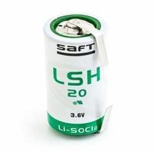 SAFT LSH 20 CNR 3.6v Lithium Battery Pack Of 2 Pcs