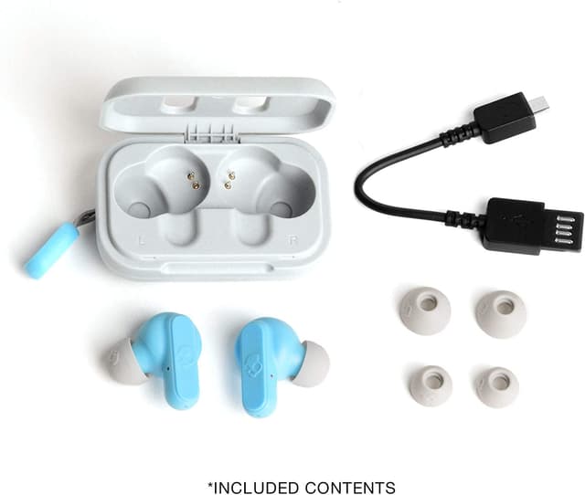 Skullcandy Dime True Wireless Earbuds - Gray/Blue