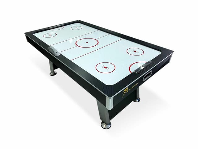 هوكي طاولة هوائية مستطيلة أسود وأبيض 183 × 101 × 78 سم تا سبورت TA Sports Black And White Rectangle Air Hockey Table