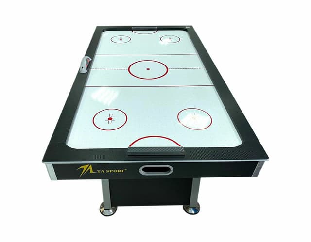 هوكي طاولة هوائية مستطيلة أسود وأبيض 183 × 101 × 78 سم تا سبورت TA Sports Black And White Rectangle Air Hockey Table