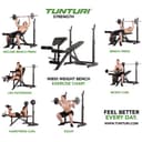بنش متعدد الإستخدامات WB50 Weight Bench - Tunturi