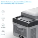 ثلاجة صغيرة للسيارة بحجم 20 لتر مناسبة للرحلات - بورولوجي