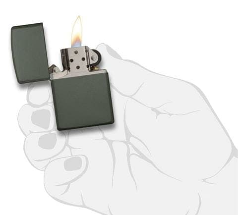 Zippo 221 Green Matte Lighter
