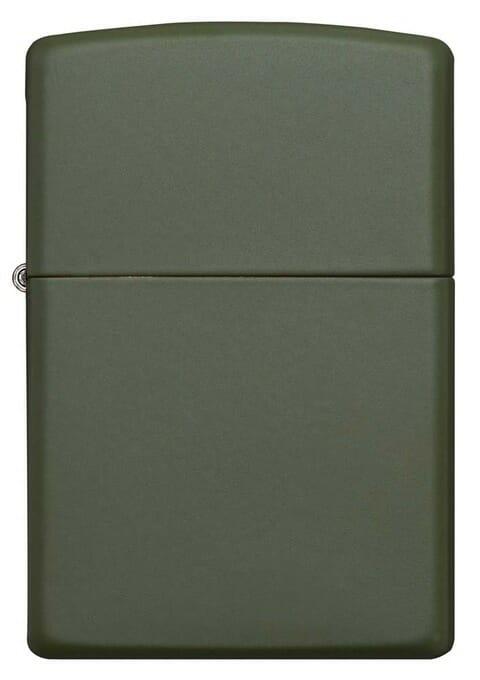 ولاعة كلاسيكية لون أخضر مت غير لامع Zippo - Green Matte Lighter