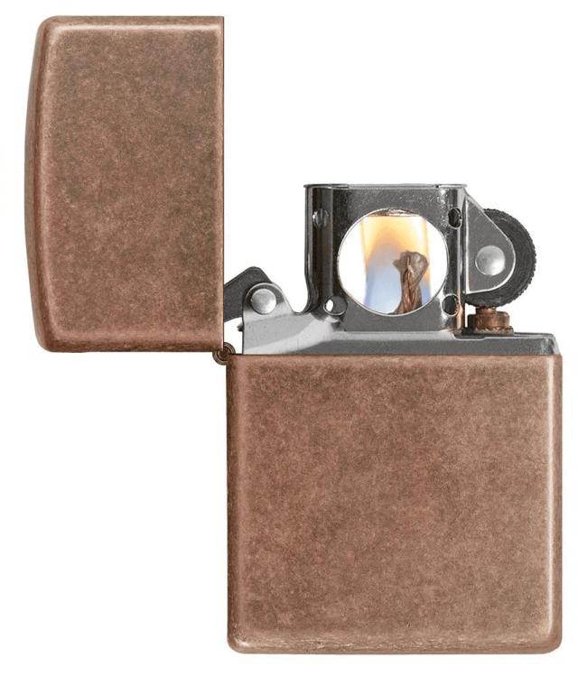 Zippo 301FB Classic Antique Copper Lighter