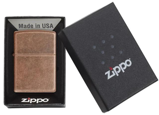 Zippo 301FB Classic Antique Copper Lighter