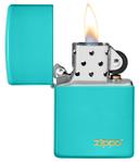 Zippo 49454 Regular Flat Turquoise Lighter - SW1hZ2U6MzIxOTgy